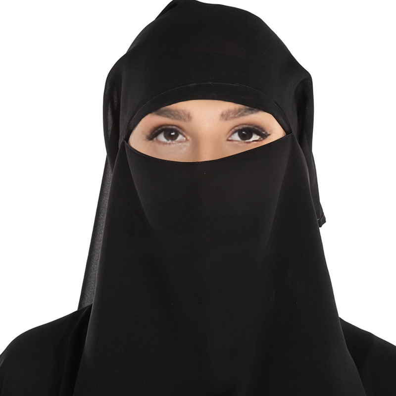 Breathable Saudi Niqab-Black - Leading Muslim Fashion Manufacturer and ...